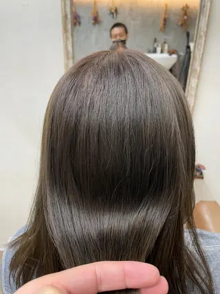 セミロング カラー TOWA 野村　コウダイのヘアスタイル
