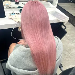 カラー 渋谷🎨ブリーチ特化 ×エクステ🎨レンのヘアスタイル