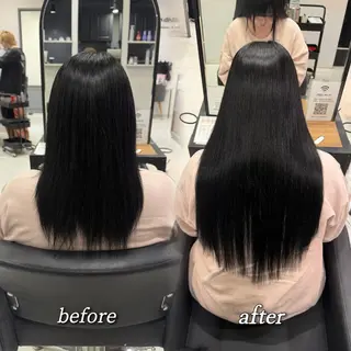 ロング カラー 🦋REISA🦋 エクステ×ハイトーンのヘアスタイル