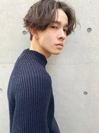 メンズ マナミ カット パーマモデル募集💫のヘアスタイル