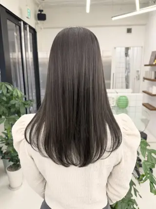 ロング カラー 表参道🌿赤み消し カラー/チナツのヘアスタイル