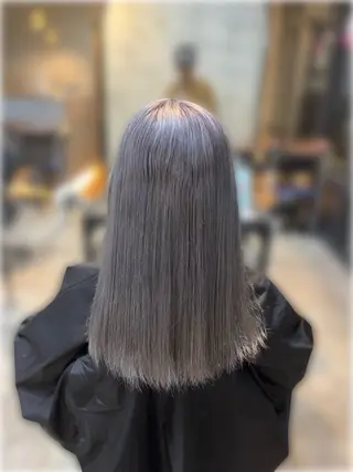 ミディアム 吉田 光希のヘアスタイル
