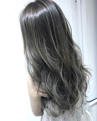 ロング カラー パーマ ヘアアレンジ 縮毛矯正/美髪 髪質改善/石田幸輔のヘアスタイル