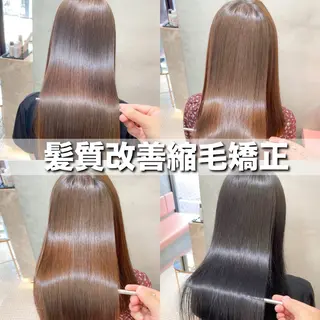 ロング 小顔カット🫧 縮毛矯正✨/礼二郎のヘアスタイル
