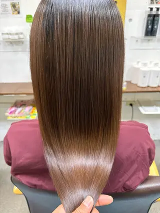 ロング カラー 【髪質改善】に特化 オリーブオイルクラブのヘアスタイル