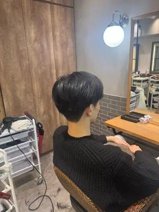 メンズ 暖色カラー🤎Red Neo meiのヘアスタイル