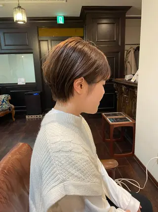 ショート 丹羽大喜 縮毛矯正/美髪矯正のヘアスタイル