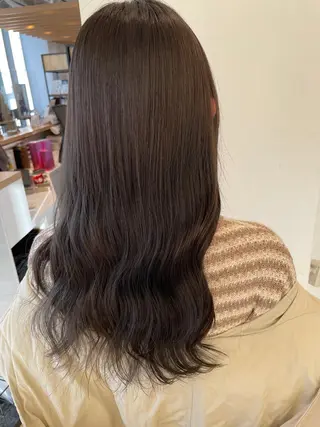ミディアム カラー 美髪形成！色素改善！ 秋田　和輝のヘアスタイル