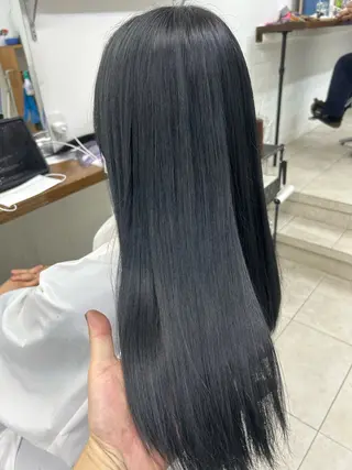 カラー ダブルスキルエクステ /羽エクステ白石宇由のヘアスタイル