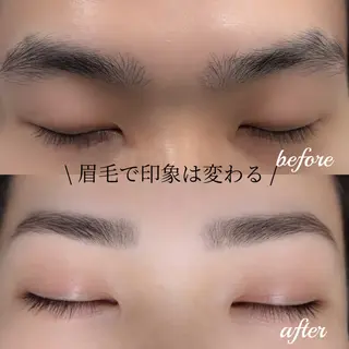 アイブロウ メンズ特化モテヘア 🌙Nanakaのヘアスタイル