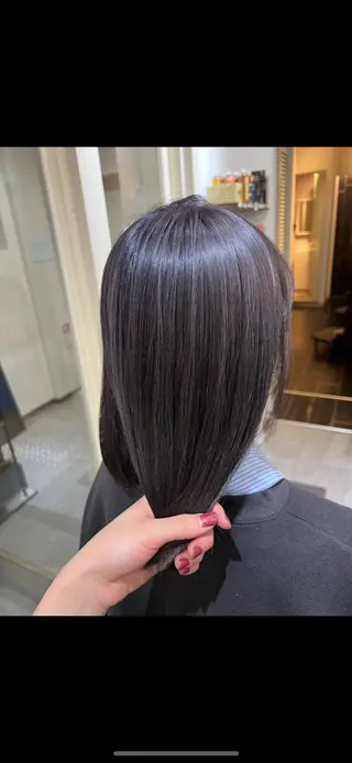 ミディアム カラー 熊本市東区 /Ririkaのヘアスタイル