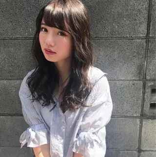 ミディアム カラー メンズカット特化柏駅 徒歩3分LOUのヘアスタイル
