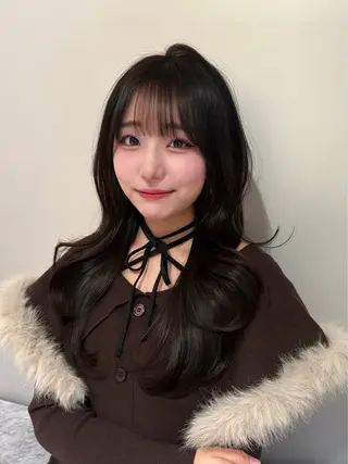 ロング カラー 髪質改善/透明感ヘア にちか🐰のヘアスタイル