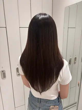 ロング 艶髪໒꒱／透明感 カラー🍀_そら🪽のヘアスタイル