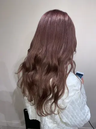 ロング 渋谷🤍ブリーチ エクステ🤍アミルのヘアスタイル
