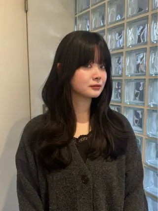 ロング カラー ワンカールで盛れる レイヤー🎀Macoのヘアスタイル