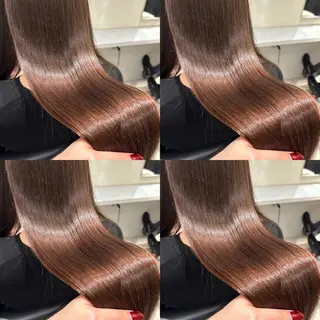 ロング カラー レイヤーカット/ 縮毛矯正🇰🇷早坂のヘアスタイル