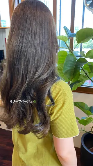 ロング カラー ダメージレスサロン✨ kayo🌱のヘアスタイル