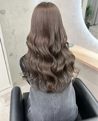 セミロング カラー ✨透明感カラー🫧 れんのヘアスタイル