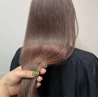 ロング カラー 透明感カラー☆スパ☆ 石上遥楓のヘアスタイル