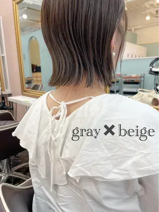 ミディアム カラー得意【梅田】 瀧本友梨乃のヘアスタイル