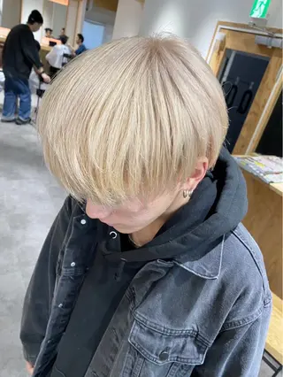 カラー メンズ 雪音/美髪縮毛矯正 /ニュアンスパーマのヘアスタイル