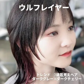 ミディアム カラー 中区/legare 🌈山村/髪質改善のヘアスタイル