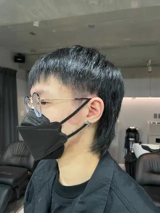 ショート メンズ 吉田一輝 外国人パーマのヘアスタイル