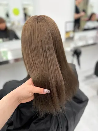 ロング 艶髪ハイトーンカラー 渋谷🎀ririkaのヘアスタイル