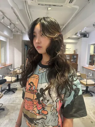 ロング ナガミネアリサ/ 学芸大学/海外ヘアのヘアスタイル