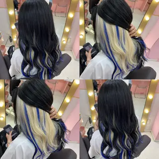 ロング カラー ヘアアレンジ 甘ふわgirly🎀 ハイトーン🤍Ramのヘアスタイル