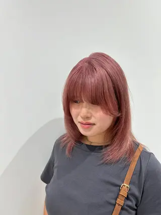 ミディアム カラー ダブルカラー 🩷Rio🩷のヘアスタイル