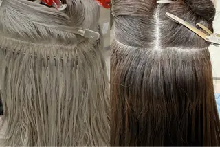 ロング OLD.L所属・エクステ＆カラー専門 羽エクステ　新大久保のヘアスタイル