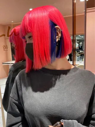 ミディアム カラー welring hair salonのヘアスタイル