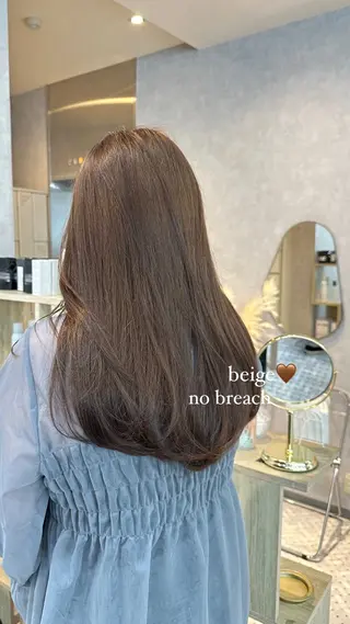 ロング カラー ヘアアレンジ REONA🪽✨薬院 レイヤーカット🫧のヘアスタイル
