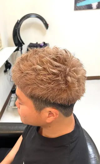 ショート カラー メンズ KEN 🌟のヘアスタイル