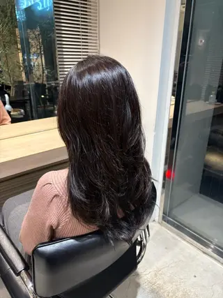 ロング カラー SHEA /縮毛矯正 イソダハルカのヘアスタイル