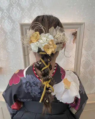 ロング 🦋Misaki🦋 メンズパーマ/着付けのヘアスタイル