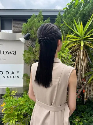 ロング 似合わせヘア🫶🏻 つきいてるみのヘアスタイル