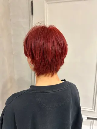 ショート カラー 似合わせレイヤー 🩶アヤラのヘアスタイル