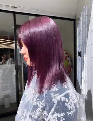 ミディアム カラー けいこ🍊ニュアンス ネイル/個性派ネイルのネイルデザイン