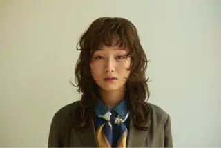 ロング カラー 野田 カレンのヘアスタイル