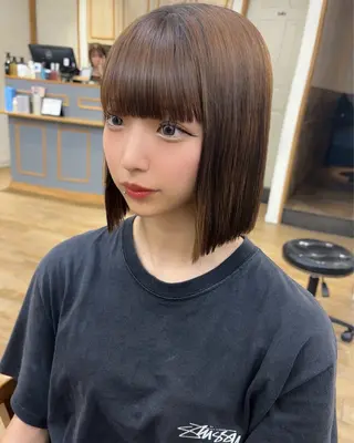 ショート カラー 横浜Bob美容師🤎 ERINAのヘアスタイル