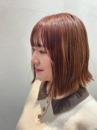 ミディアム カラー 🍒中川葵久美🍒 レイヤー/メンズのヘアスタイル