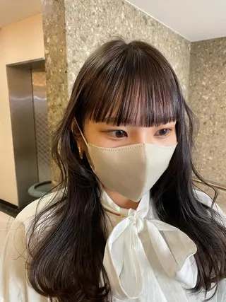 セミロング カラー Pia ツボイ ケイタのヘアスタイル