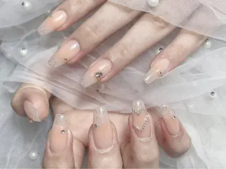 ネイル 𝐲𝐮𝐦𝐢🎀 長さ出しデザイン専門のネイルデザイン