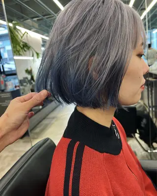 ショート カラー ハッシュカット カシマハヤトのヘアスタイル