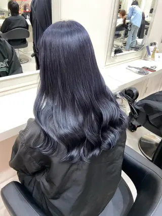 ロング カラー モテ髪ハイトーン🫧 serina🎀池袋のヘアスタイル