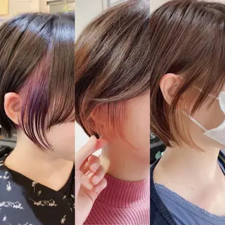 ショート カラー 美髪❣️縮毛矯正/ 髪質改善✨/山本のヘアスタイル