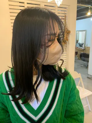 セミロング hair＆make LAMP所属・LAMP mashiroのヘアスタイル